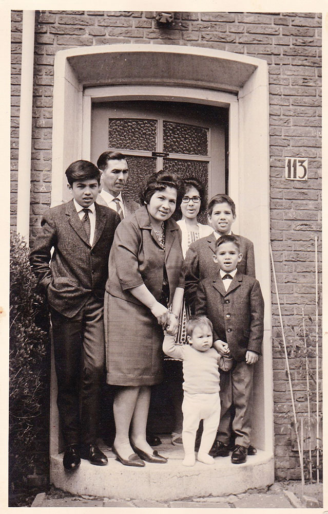 foto familie Elenbaas. Den Haag 1963